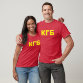 KGB in het Russisch T-shirt (Unisex)