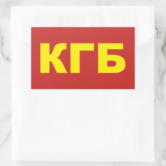 KGB in Russische Stickers (Tas)