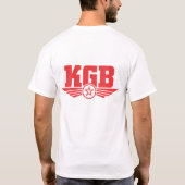 KGB-officieel Embleem met grote logo op achterzijd T-shirt (Achterkant)