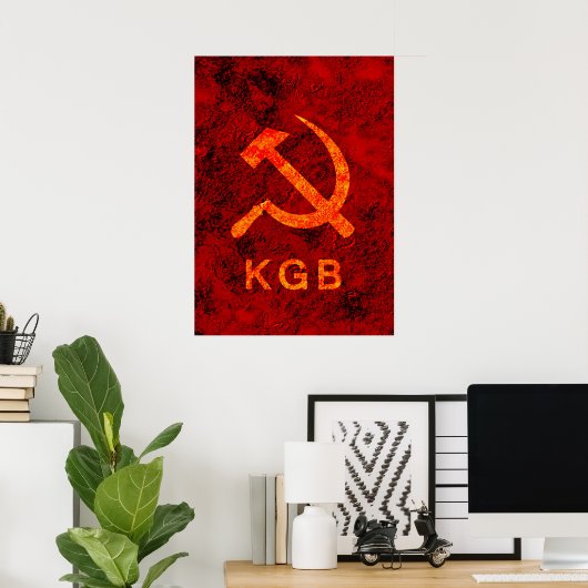 KGB POSTER (Thuiskantoor)