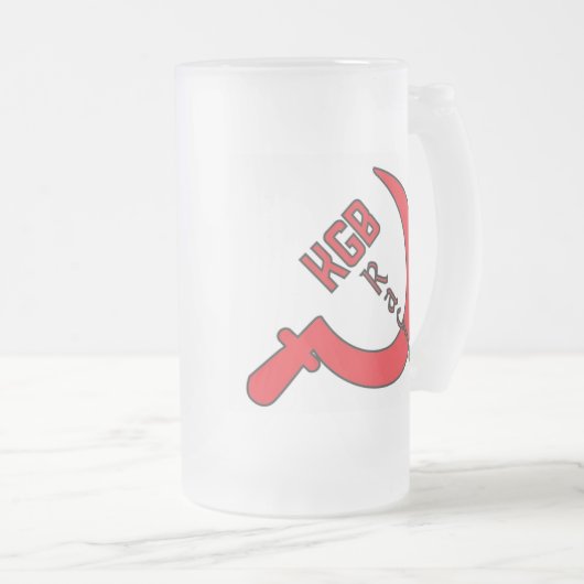 KGB Racing Frosted Mok (Voorkant rechts)