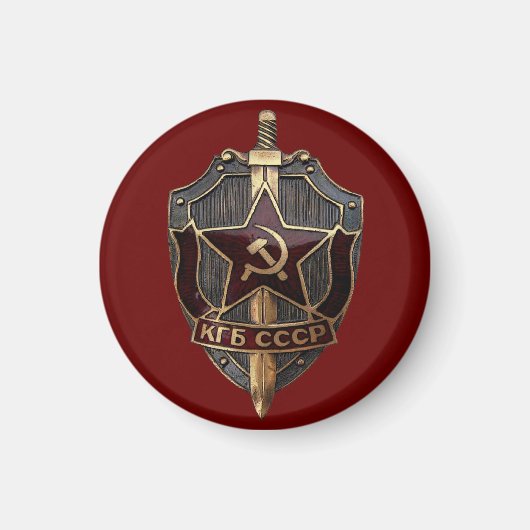 KGB Schild Magneet (Voorkant)