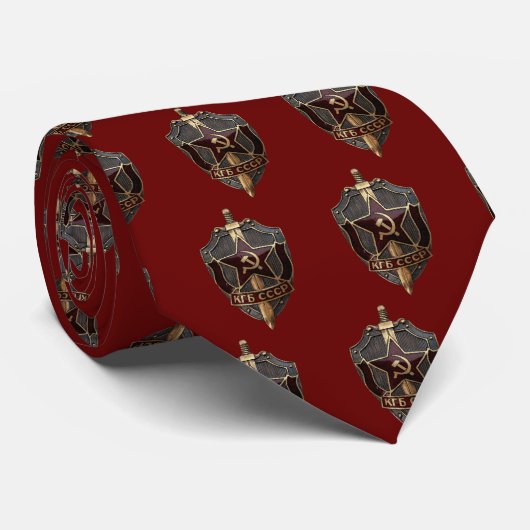 KGB Schild Stropdas (Opgerold)