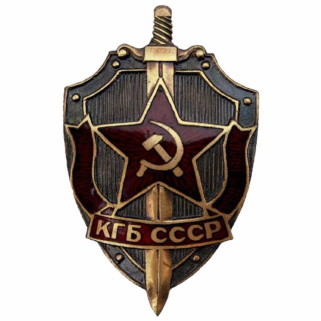 KGB Shield Staand Fotobeeldje (Voorkant)