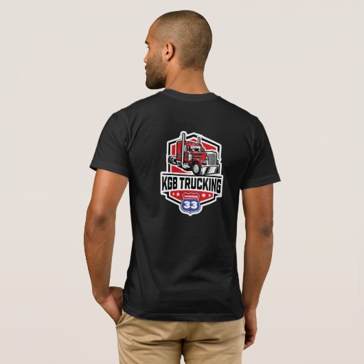 KGB Trucking Official TShirt (Achterkant volledig)