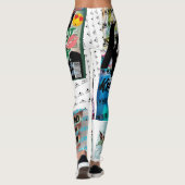 KGB we malen hier rond ze vliegen Leggings (Achterkant)