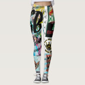 KGB we malen hier rond ze vliegen Leggings (Voorkant)