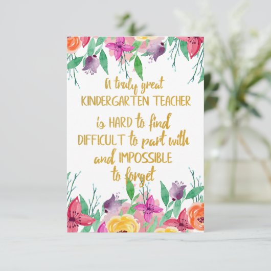 Kgift basisschool voor docenten Kindergarten (Staand voorkant)