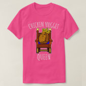 Kgift Chicken Nugget Queen Nuggets (4) T-shirt (Design voorkant)