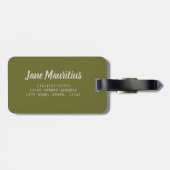 Kgift Mauritius Black River Gorges Viewpoint Bagagelabel (Achterkant horizontaal)