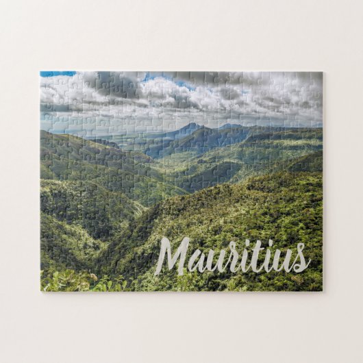 Kgift Mauritius Black River Gorges Viewpoint Legpuzzel (Horizontaal)