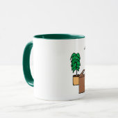 Kgift verkoopteam - persoonlijke cartoon mok (Voorkant links)