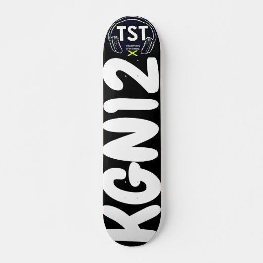 KGN 12 JMT 7 3/4" Skateboarddek Persoonlijk Skateboard (Voorkant)