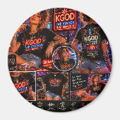 KGOD Radio Late Night  Magneet (Voorkant)