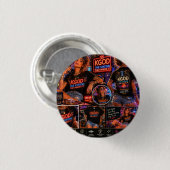 KGOD Radio Late Night  Ronde Button 3,2 Cm (Voorkant /achterkant)