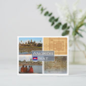 KH Cambodia - Angkor Wat - Briefkaart (Staand voorkant)