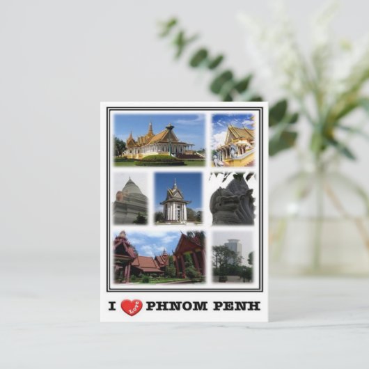 KH Cambodia - Phnom Penh - Briefkaart (Staand voorkant)