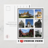 KH Cambodia - Phnom Penh - Briefkaart (Voorkant / Achterkant)