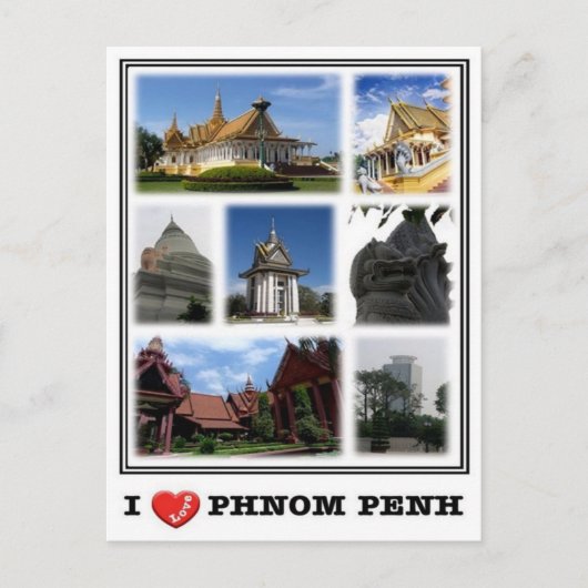 KH Cambodia - Phnom Penh - Briefkaart (Voorkant)