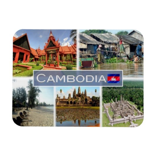KH Cambodia - Phnom Penh - Magneet (Horizontaal)