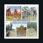 KH * Cambodja - Angkor Wat - Phonom Penh Magneet<br><div class="desc">Hier vind je het souvenir van je vakantie. Deze categorie bevat kogelvrije magneten van vele plaatsen in Cambodja. Verbaasd vrienden en familieleden met de unieke souvenirs van je geweldige reis! Probeer ons!</div>