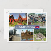 KH Cambodja - Briefkaart (Voorkant / Achterkant)