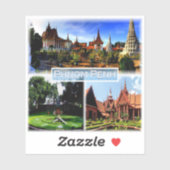 KH Phnom Penh - Silver Pagoda - Royal Palace - Sticker (Vel)