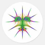 Khabarovsk Bug Ronde Sticker (Voorkant)