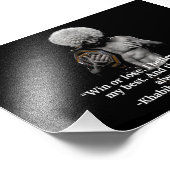 Khabib citaat poster (Hoek)