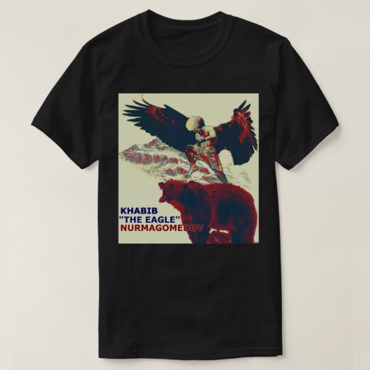 Khabib The Eagle Nurmagomedov Classic T Shirt (Design voorkant)