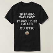 Khabib zou Jiu Ji heten als Sambo makkelijk was T-shirt (Design voorkant)