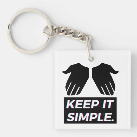 Khaby Lame Simple Sleutelhanger (voorkant)