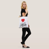 Khadija naam in Arabische kalligrafie, خديجة Tote Bag (Op model)