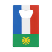 Khakassievlag Creditkaart Flessenopener (Voorkant)