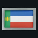 Khakassievlag Gesp<br><div class="desc">Patriottische vlag van Khakassia.</div>