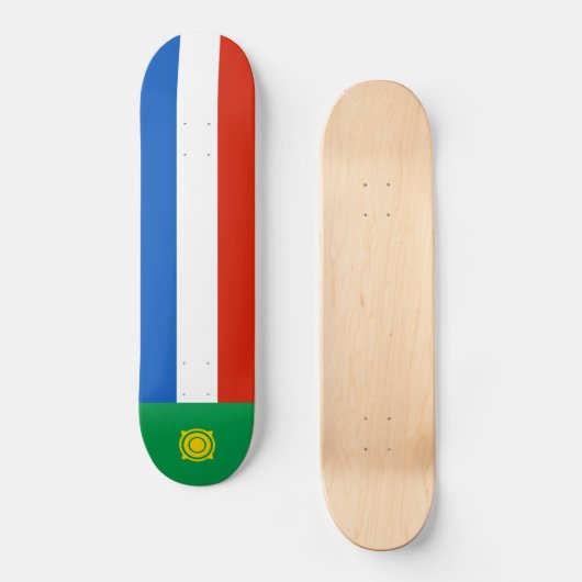 Khakassievlag Persoonlijk Skateboard (Voorkant)