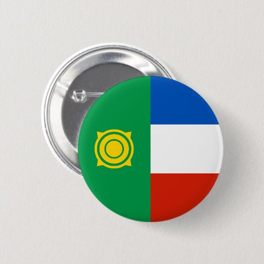 Khakassievlag Ronde Button 5,7 Cm (Voorkant /achterkant)