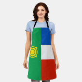 Khakassievlag Schort (Gedragen)