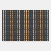 Khaki Afstuderen kalligrafie typografie script Inpakpapier Vel (Voorkant 3)