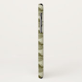 Khaki Ananas Patroon Case-Mate iPhone Case (Achterkant/links)