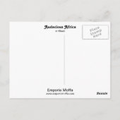 Khaki Audacious Africa Briefkaart (Achterkant)