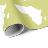 Khaki Audacious Africa Cadeaupapier (Rol Hoek)