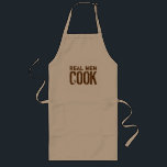 Khaki beige bbq apron voor mannen | Echte mannen k Lang Schort<br><div class="desc">Khaki beige bbq apron voor mannen | Echte mannen koken. Barbecue cadeau voor mannen. Cute gift idee voor vader,  vader,  man,  broer,  oom,  opa enz. Taupe beige en bruine kleuren.</div>