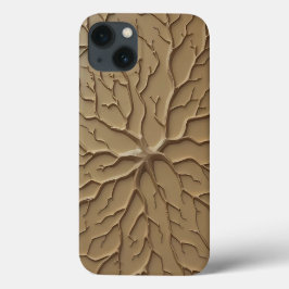 Khaki biologisch reliëfpatroon iPhone-hoesje Case-Mate iPhone Case