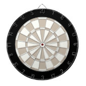 Khaki Black en White Dartbord (Voorkant)