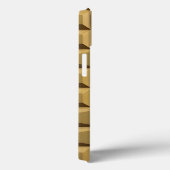 Khaki Brick Texture iPhone Case Stylish Look