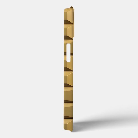 Khaki Brick Texture iPhone Case Stylish Look (Achterkant / Rechts)