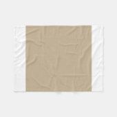 Khaki Brown Fleece Deken (Voorkant (Horizontaal))