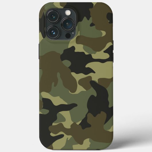 Khaki Camo Militaire Camouflage Cool Manly Case-Mate iPhone Case (Achterkant)
