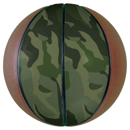 Khaki camouflage basketbal (Verticaal)